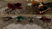 Carro Moskvich 412 Soviético Porteado de mod GTA 5 Reemplaza TUG COMPATIBLE CON EL KART TAMBIÉN Colores primario y secundario intercambiable